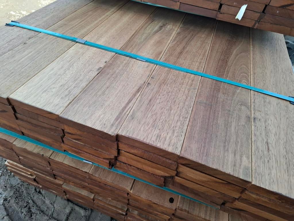 Hardhout vlonderplanken 305 cm bezorgen mogelijk, Ophalen, Nieuw, A, Hout