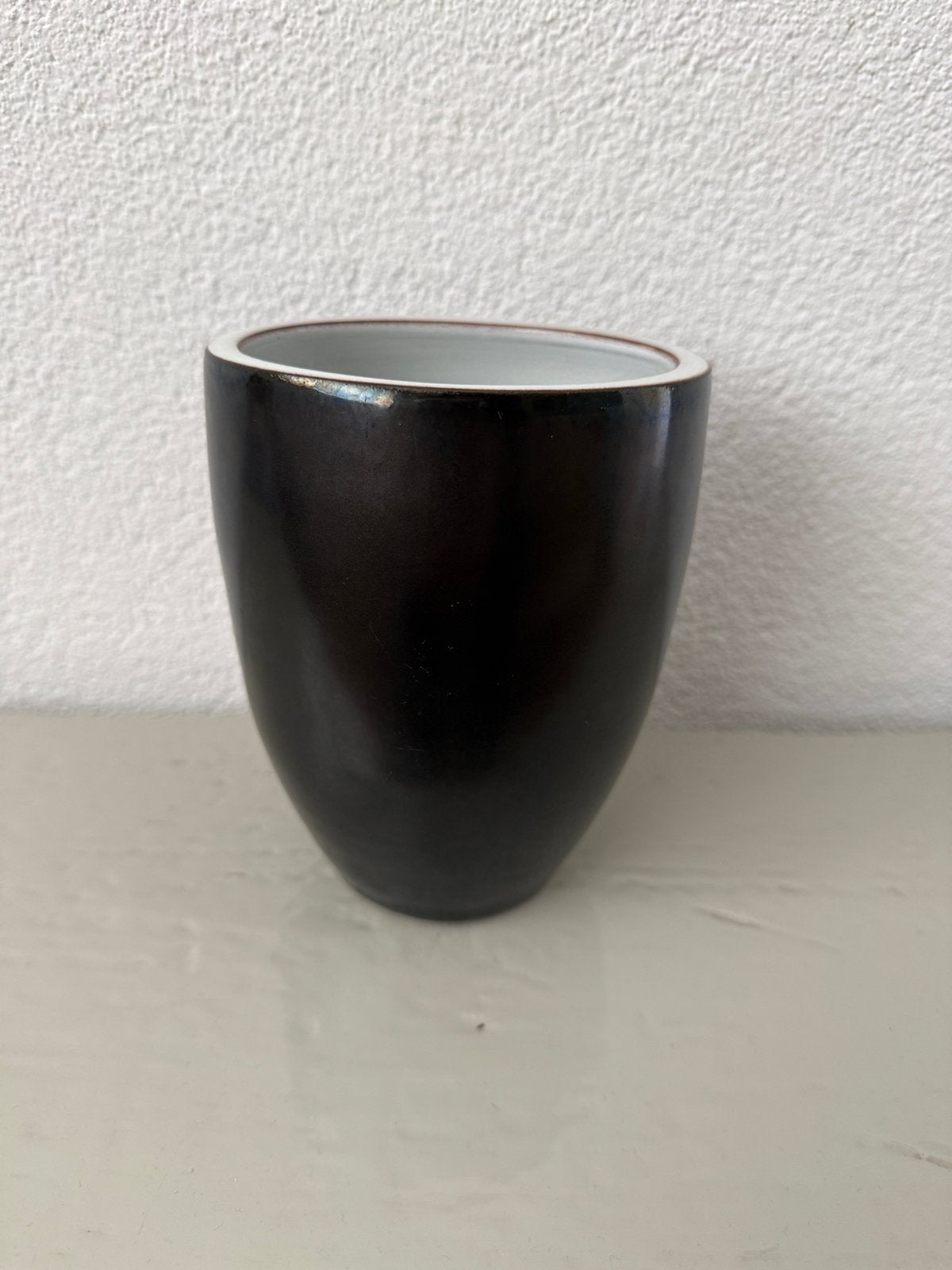 Ravelli Vaas / Vintage / Zwart / Wit / Disign, Antiek en Kunst, Ophalen of Verzenden