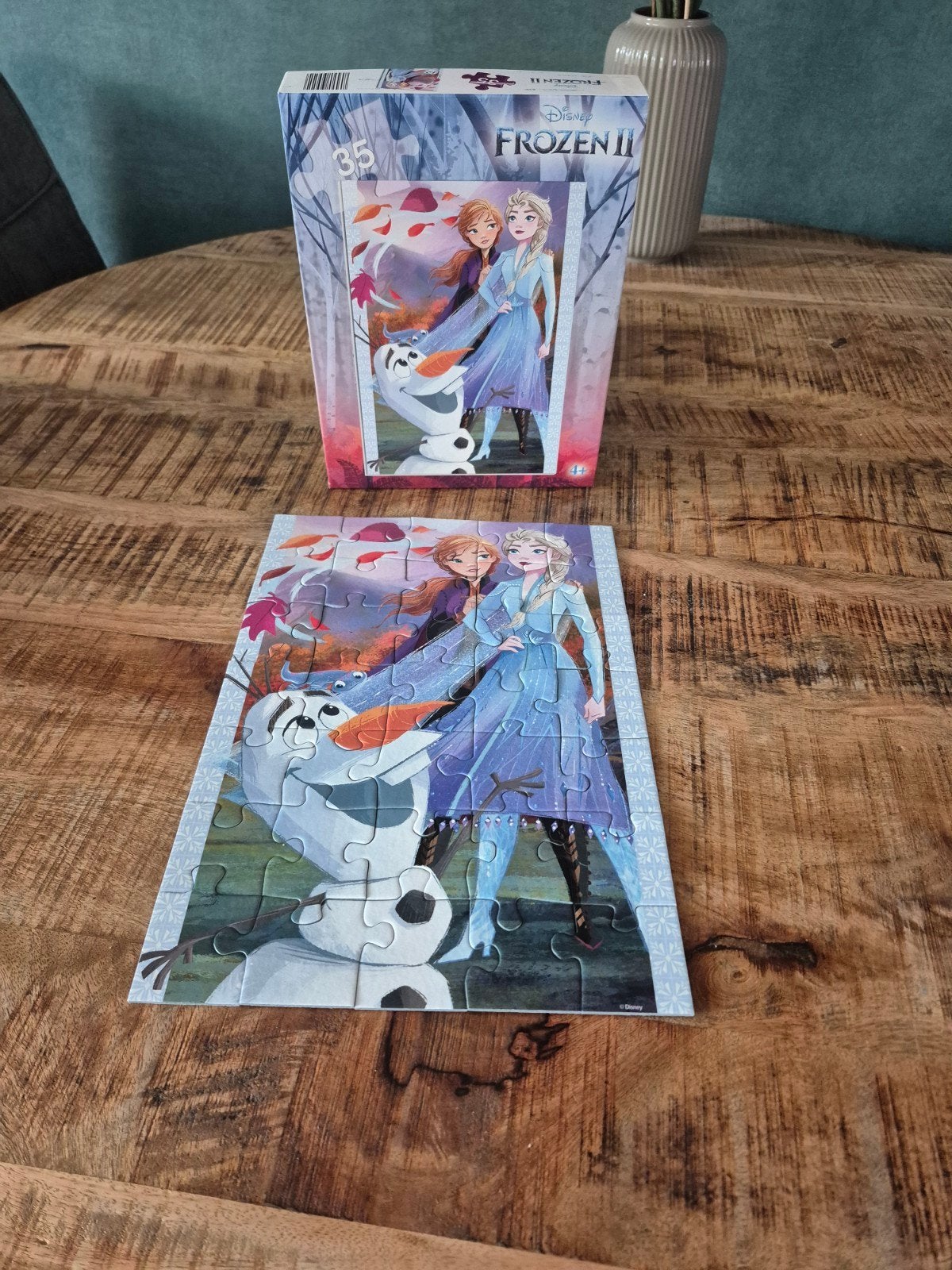 Frozen 2 Legpuzzel 35 stukjes, Ophalen of Verzenden, Minder dan 500 stukjes, Gebruikt, Legpuzzel