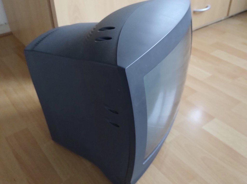 Aristona 14" CRT Beeldbuis TV – Ideaal voor Retro Gaming, Ophalen, Gebruikt, Minder dan 40 cm, Aristona