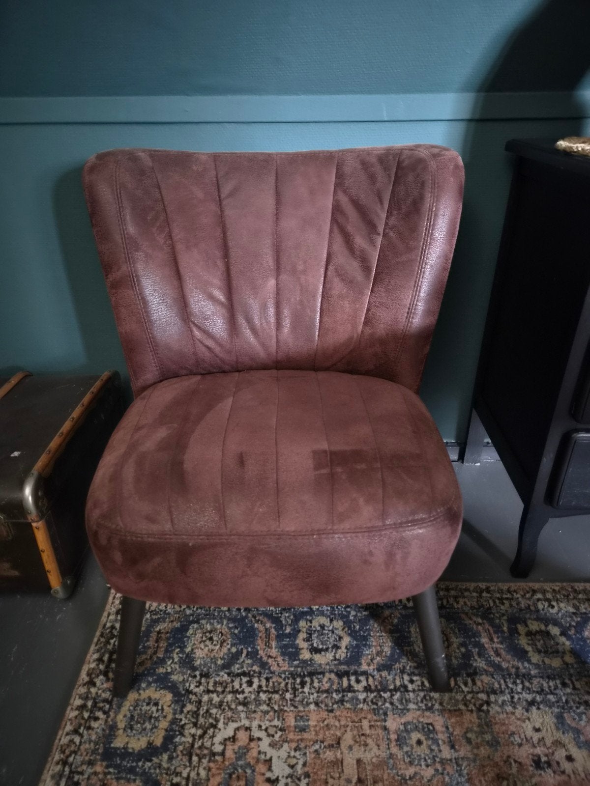 Stoeltje, Huis en Inrichting, Fauteuils, Ophalen, Zo goed als nieuw, Minder dan 75 cm, 50 tot 75 cm