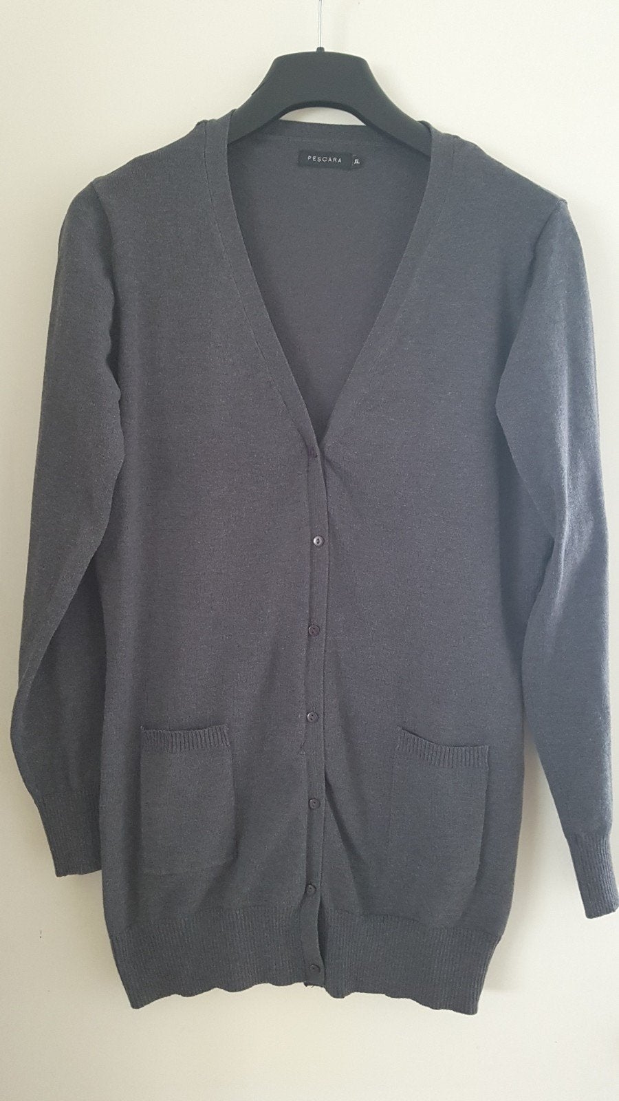 Donkergrijs vest van Pescara, maat XL, Maat 46/48 (XL) of groter, Pescara, Ophalen of Verzenden, Zo goed als nieuw