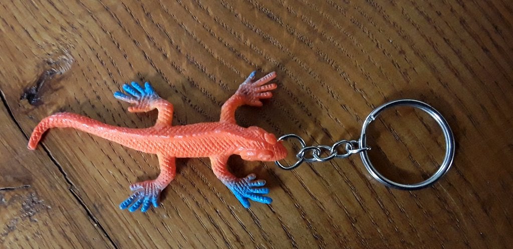 Sleutelhanger hagedis - gekko, Ophalen of Verzenden, Zo goed als nieuw, Dier of Natuur