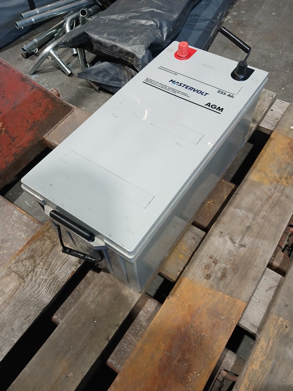 Mastervolt AGM Accu 225 Ah - Onderhoudsvrij, Watersport en Boten, Gebruikt