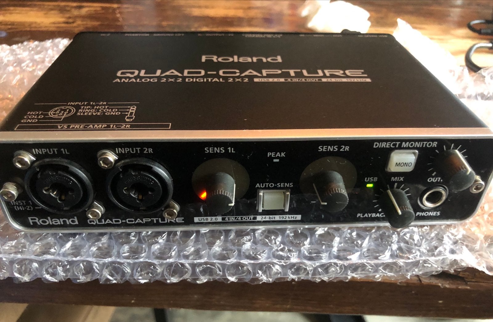 Roland Quad-Capture USB Audio Interface, Muziek en Instrumenten, Overige Muziek en Instrumenten, Ophalen of Verzenden, Gebruikt
