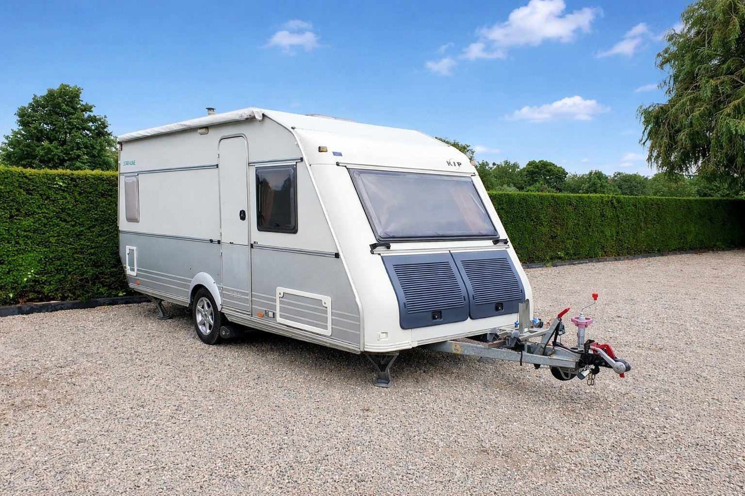 Kip Starline 47 TDB uit 1999 caravan Mover, luifel voortent, Caravans en Kamperen, Particulier