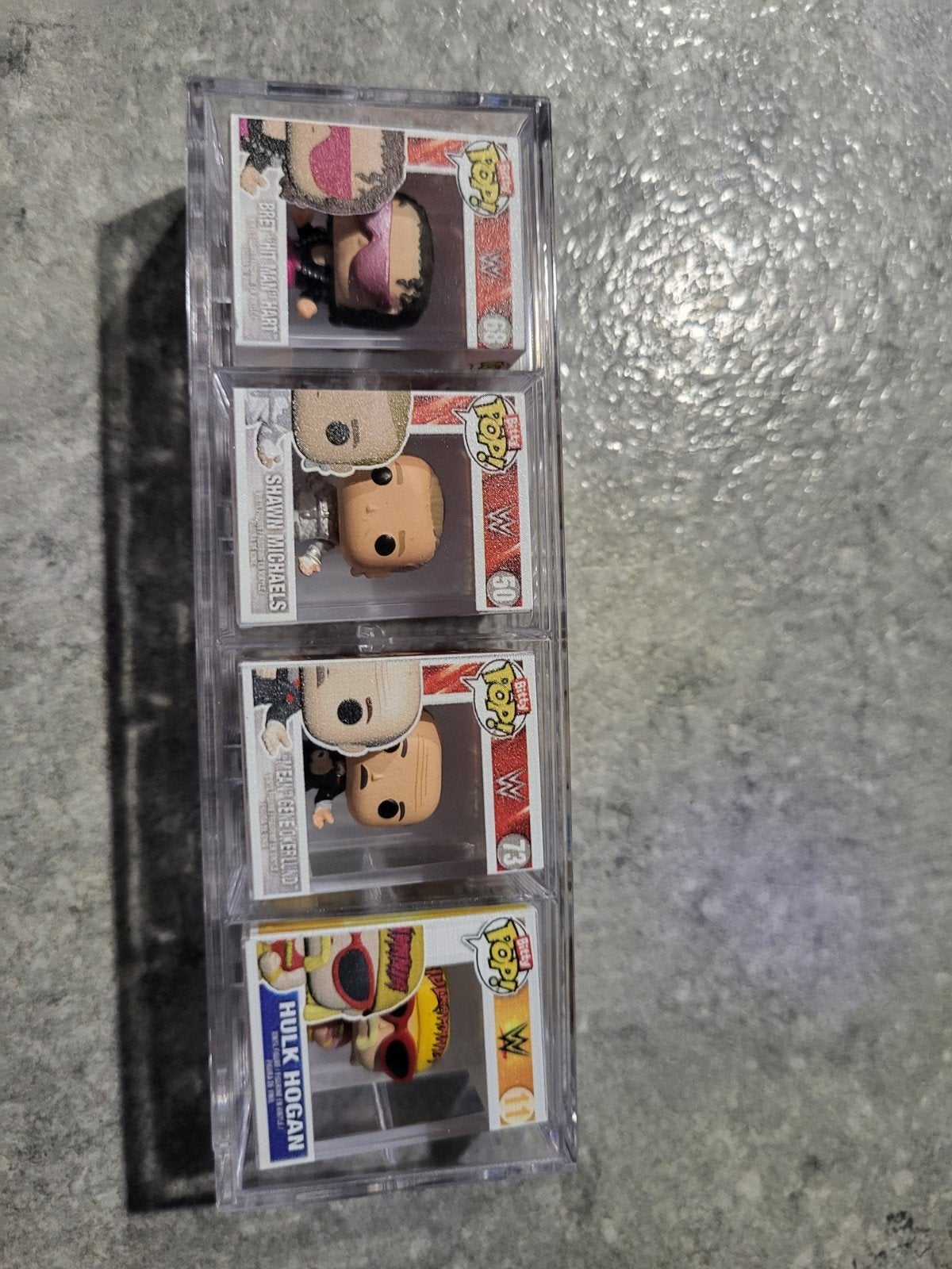 Funko Bitty Pop! WWE Hulk Hogan, Shawn Michaels Brett Hart, Ophalen of Verzenden, Nieuw