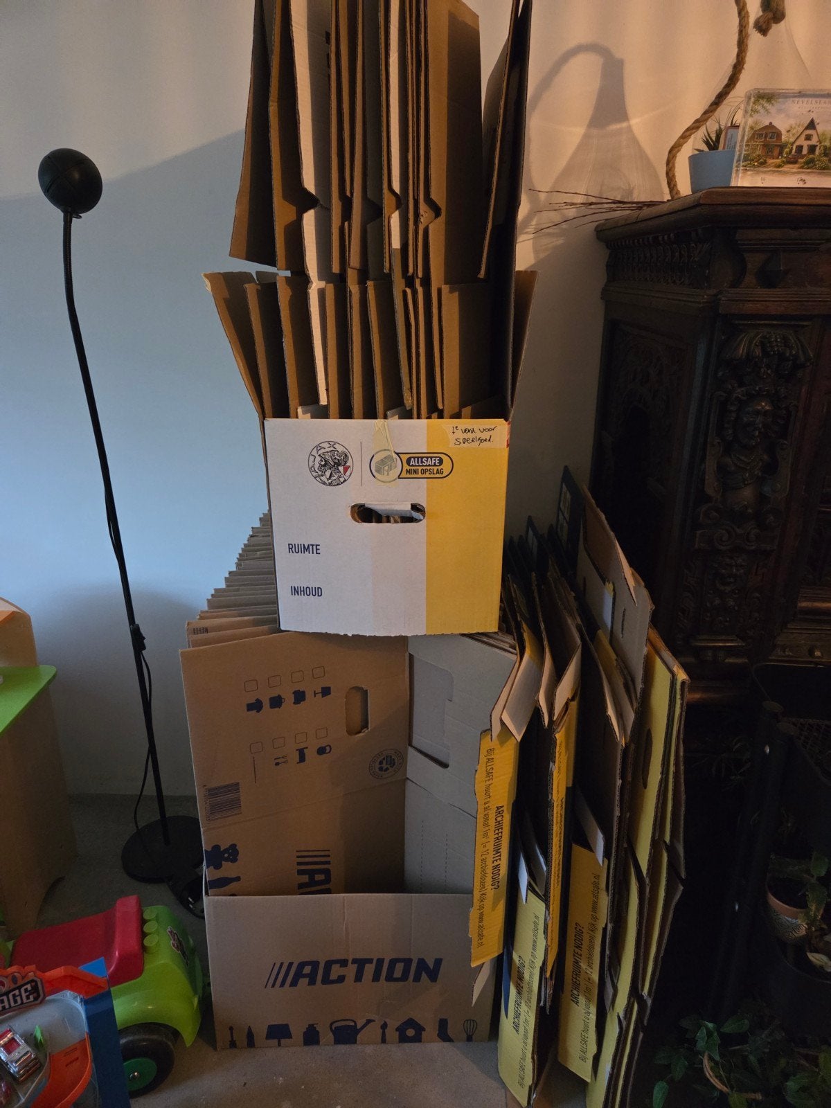 verhuisdozen minstens 50 stuks, Ophalen, Doos, 40 tot 60 cm, 50 tot 75 cm