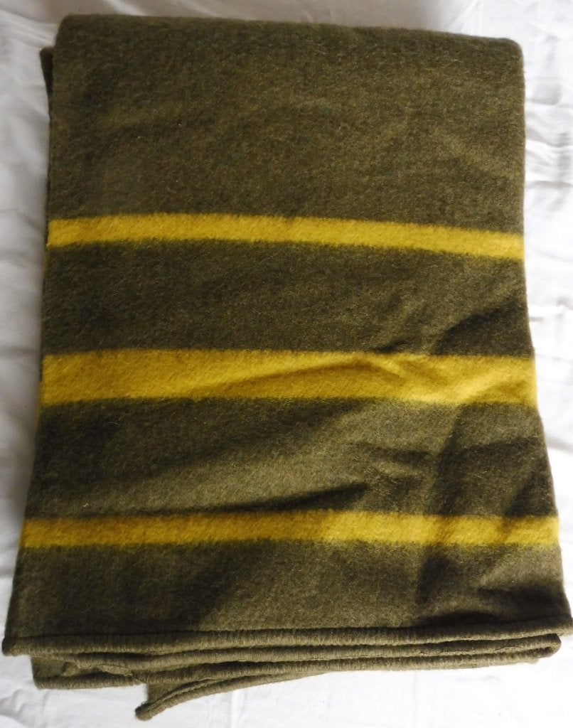 Gloednieuwe Wollen Militaire deken Wol Marine 160 x 220, Ophalen, Nieuw