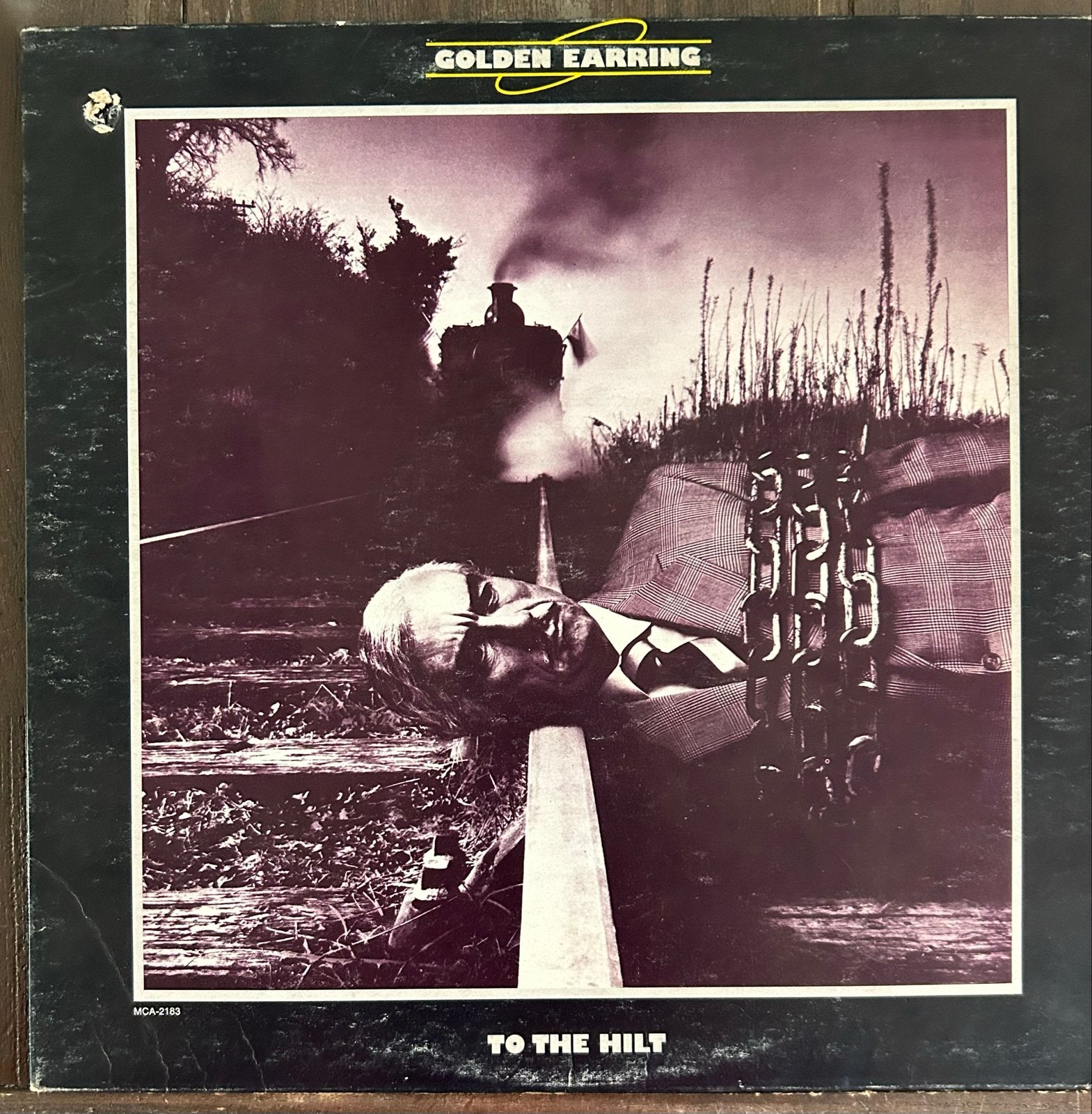 Golden Earring - To The Hilt LP (1976), Cd's en Dvd's, Vinyl | Rock, LP, Gebruikt, Originele persing, Ophalen of Verzenden