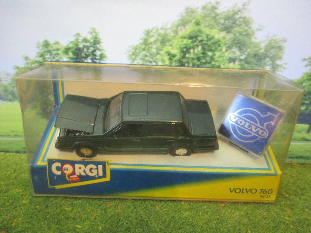 1:36 Volvo 760 Turbo - Corgi groenmetallic, Ophalen of Verzenden, Nieuw, Auto, Overige merken