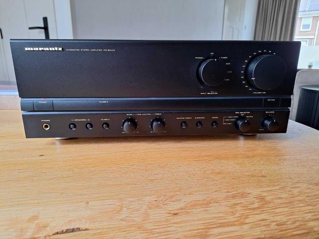 Marantz PM-80mkII met defect goed lezen., Audio, Tv en Foto, Versterkers en Receivers, Ophalen, Marantz