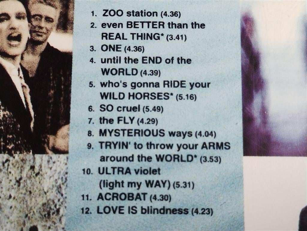 U2 - Achtung Baby, Ophalen of Verzenden, Zo goed als nieuw