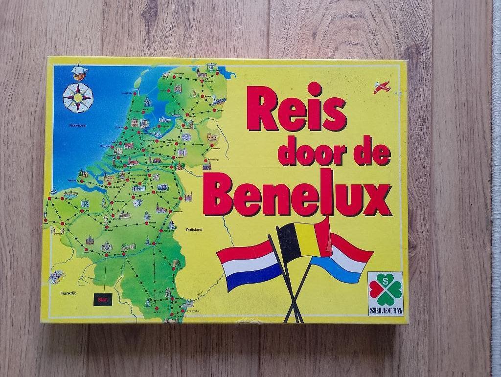 Reis door de Benelux - bordspel, Vijf spelers of meer, Ophalen of Verzenden, Gebruikt, Selecta