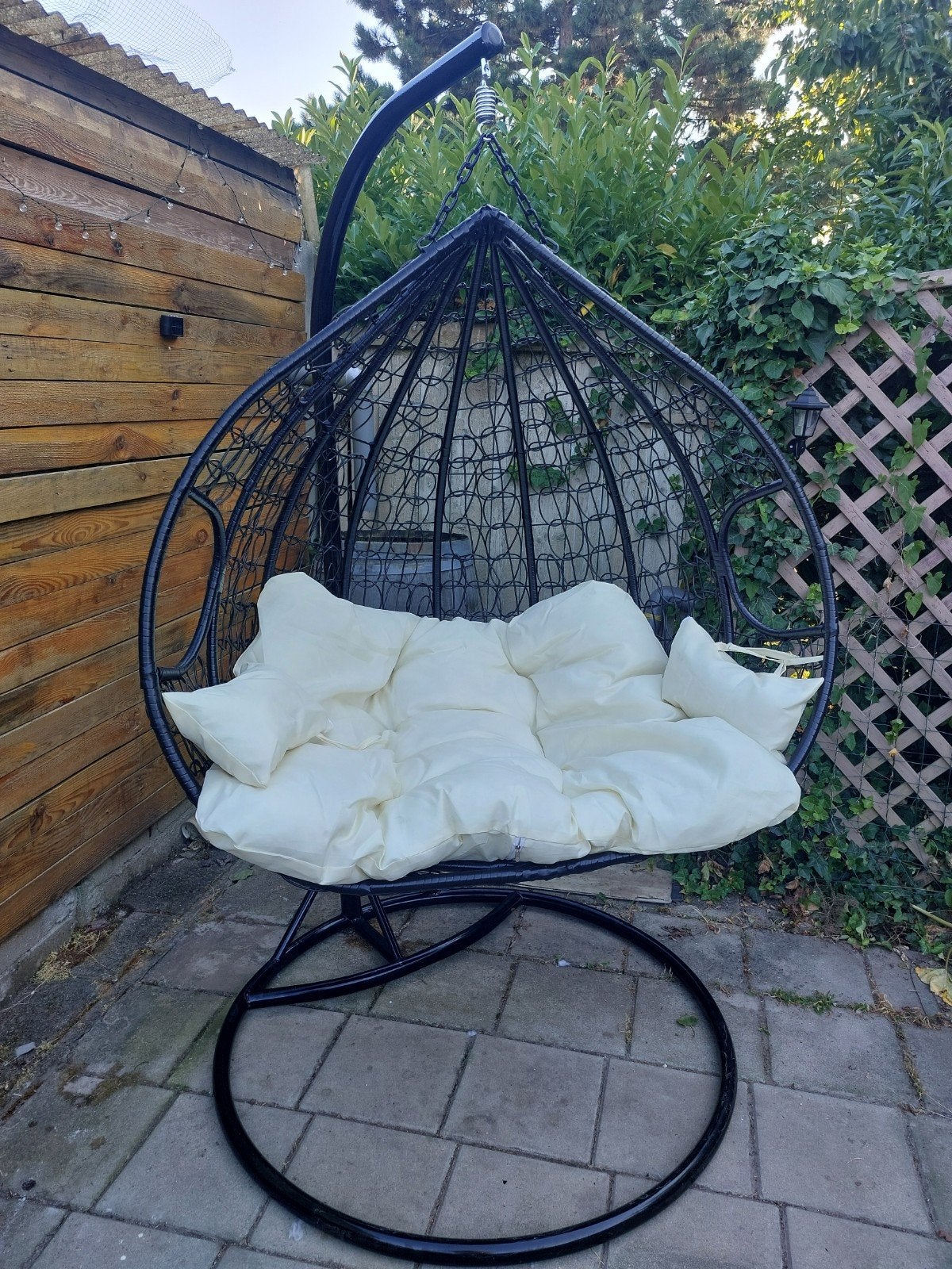 Te koop: nieuwe hangstoel voor 2 personen, Tuin en Terras, Tuinstoelen, Ophalen, Nieuw