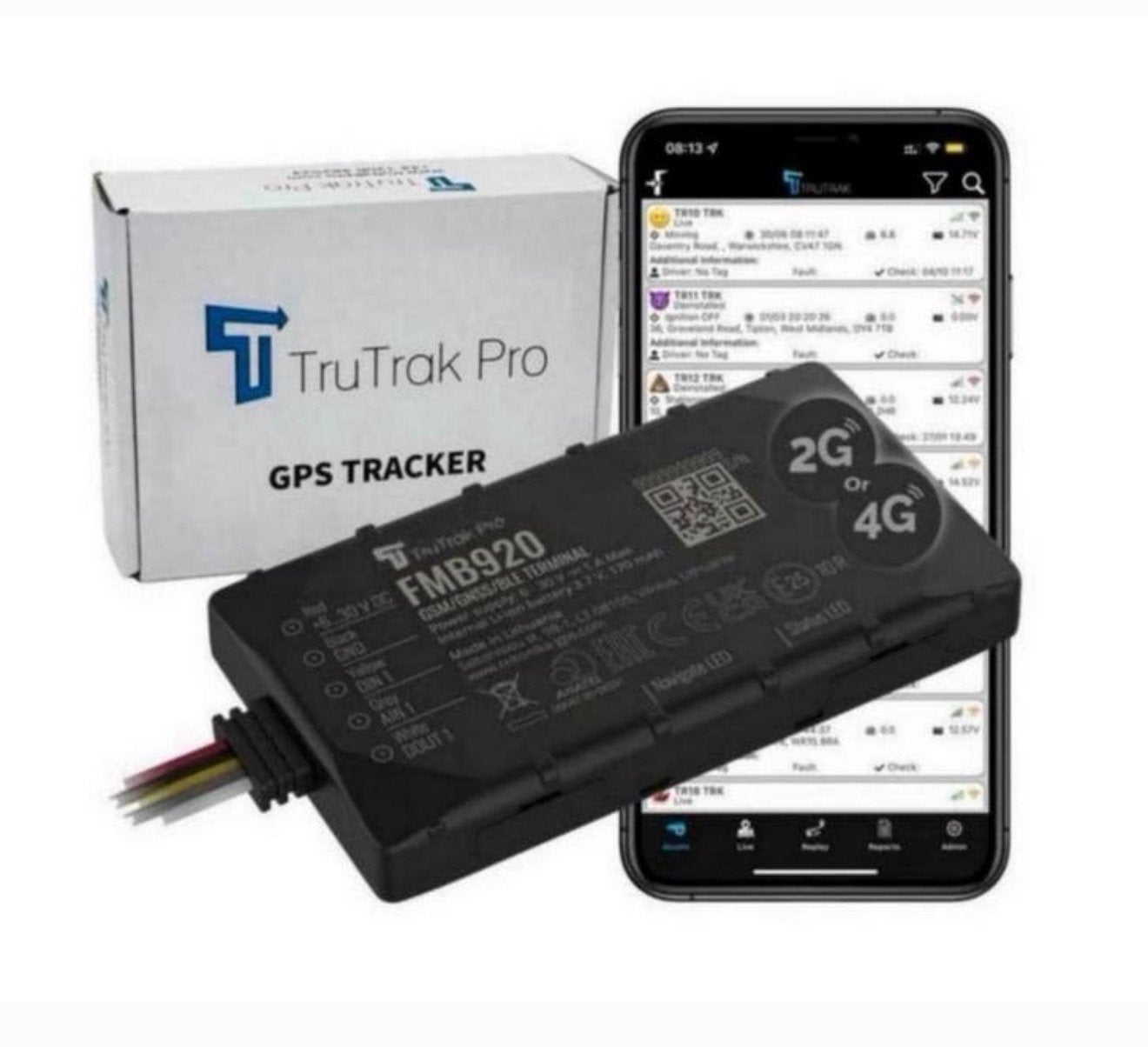 TruTrak Pro - FMB920 GPS-voertuig volgapparaat volg volgen, Nieuw, Ophalen of Verzenden, H, H