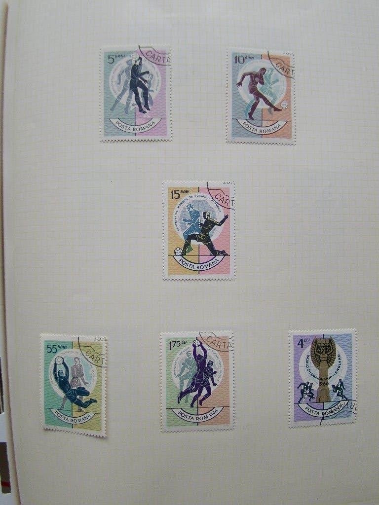 Stender album verzameling Roemenie series blokken Dienst, Postzegels en Munten, Ophalen of Verzenden, Buitenland
