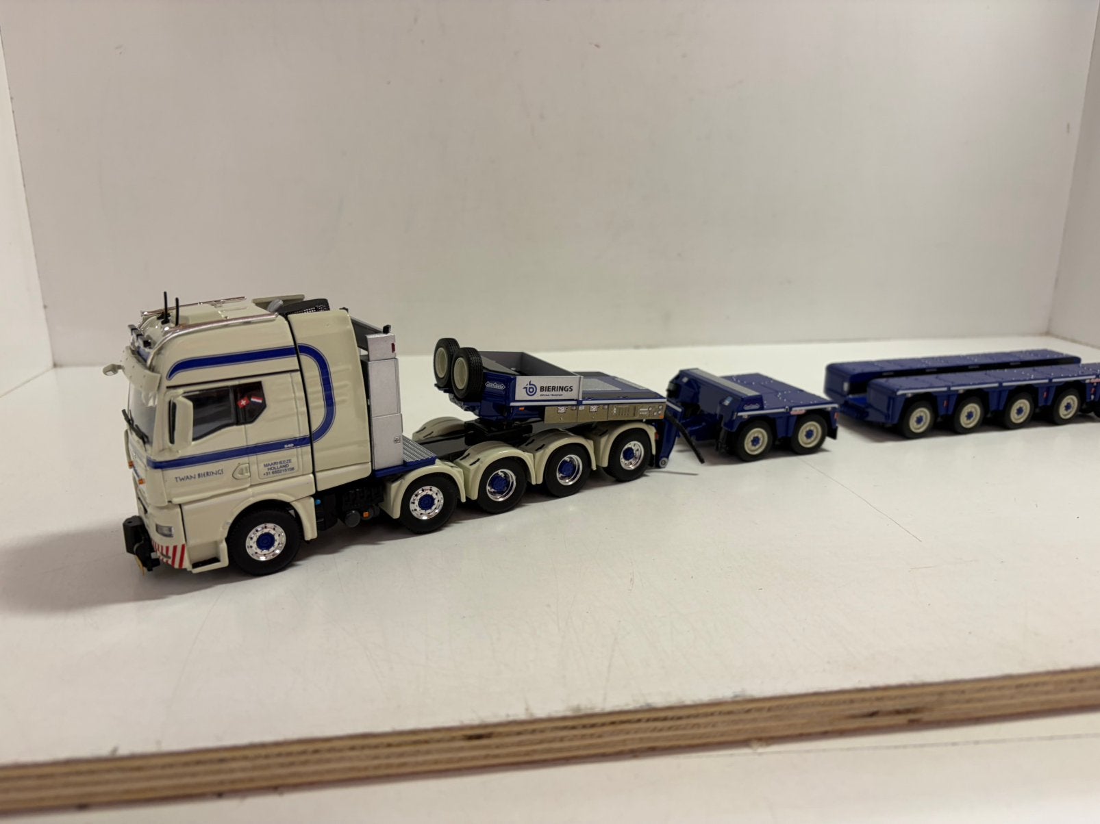 WSI MAN TGX GX 10x4 TWAN BIERINGS LOW LOADER, Ophalen of Verzenden, Nieuw, Bus of Vrachtwagen, Wsi