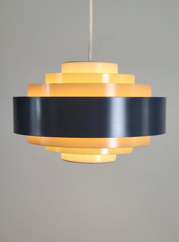 Vintage hanglamp Ultra Jo Hammerborg voor Fog & Morup, Vintage design, Mid Century modern, Deens design, Gebruikt, Ophalen of Verzenden