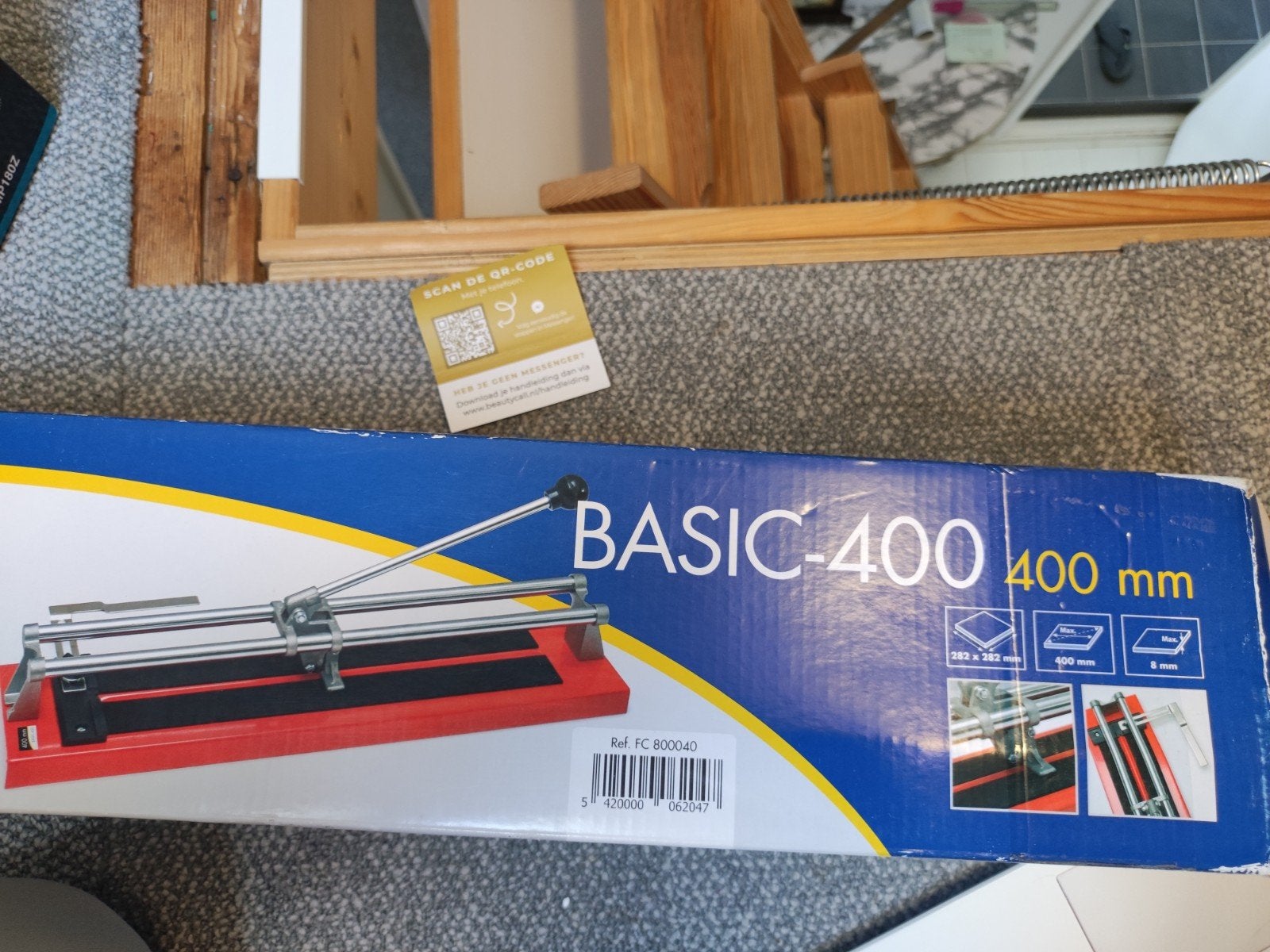 Tegelsnijder BASIC-400 400 mm, Ophalen of Verzenden, Nieuw