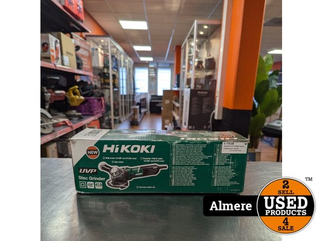 HiKOKI G13YG WQZ haakse slijpmachine | Nieuw, Hikoki, Nieuw, Support@hikoki.com, 5-1, Nishiarai, 3-chome, Adachi-ku, 
Tokyo 123-0843
Japan