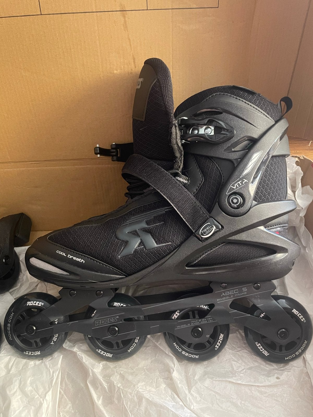 Roces VITA Inline Skates-Maat EU 45 -Ongebruikt, Sport en Fitness, Ophalen of Verzenden, Zo goed als nieuw, Inline skates 4 wielen