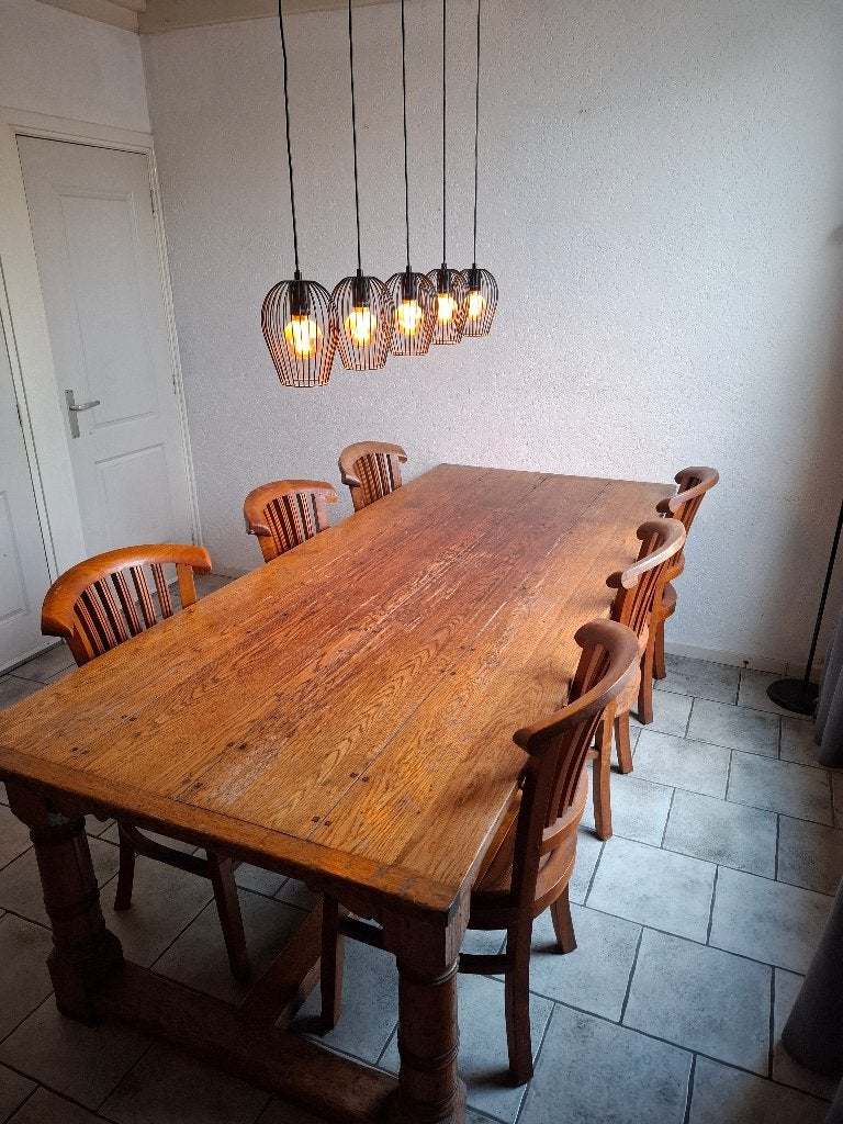 eet tafels, Ophalen, Gebruikt, 200 cm of meer, Landelijk