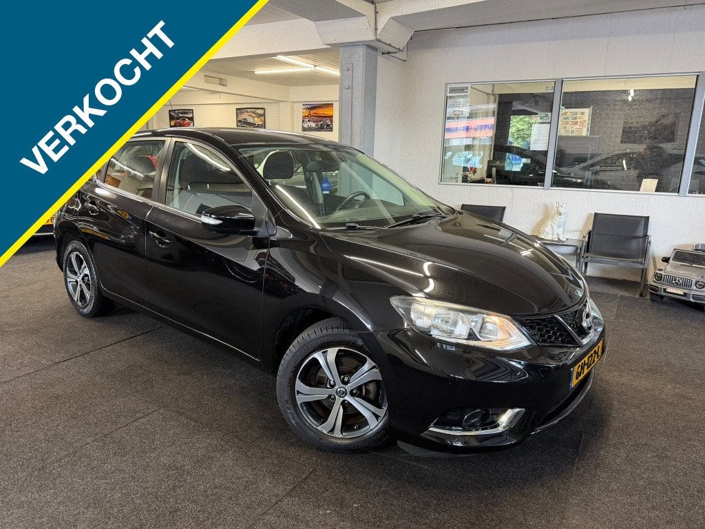 Nissan Pulsar 1.2 DIG-T *NAP*2015*Clima*Camera* (bj 2015), Auto's, Nissan, Euro 5, Gebruikt, 1165 kg, Zwart