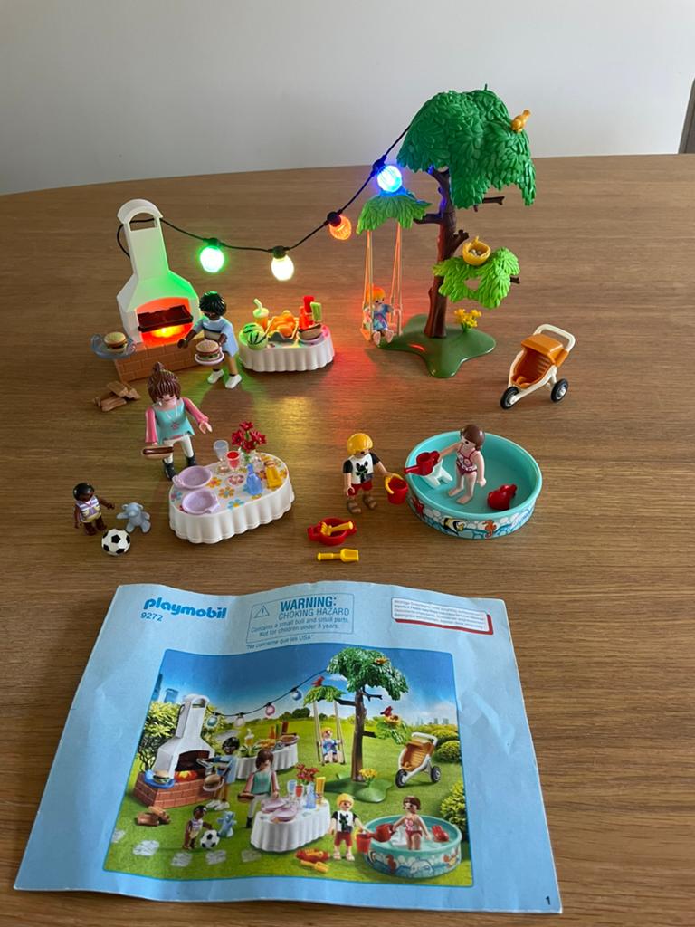 Playmobil City Life Familiefeest met barbecue - 9272, Ophalen of Verzenden, Gebruikt
