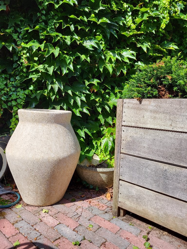 Grote kruik / pot, Ophalen, 69 cm, Beige, Zo goed als nieuw