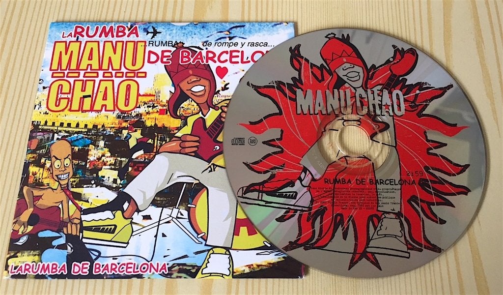 CD Single Manu Chao - La Rumba de Barcelona (Promo), Cd's en Dvd's, Cd Singles, Ophalen, Zo goed als nieuw, Latin en Salsa