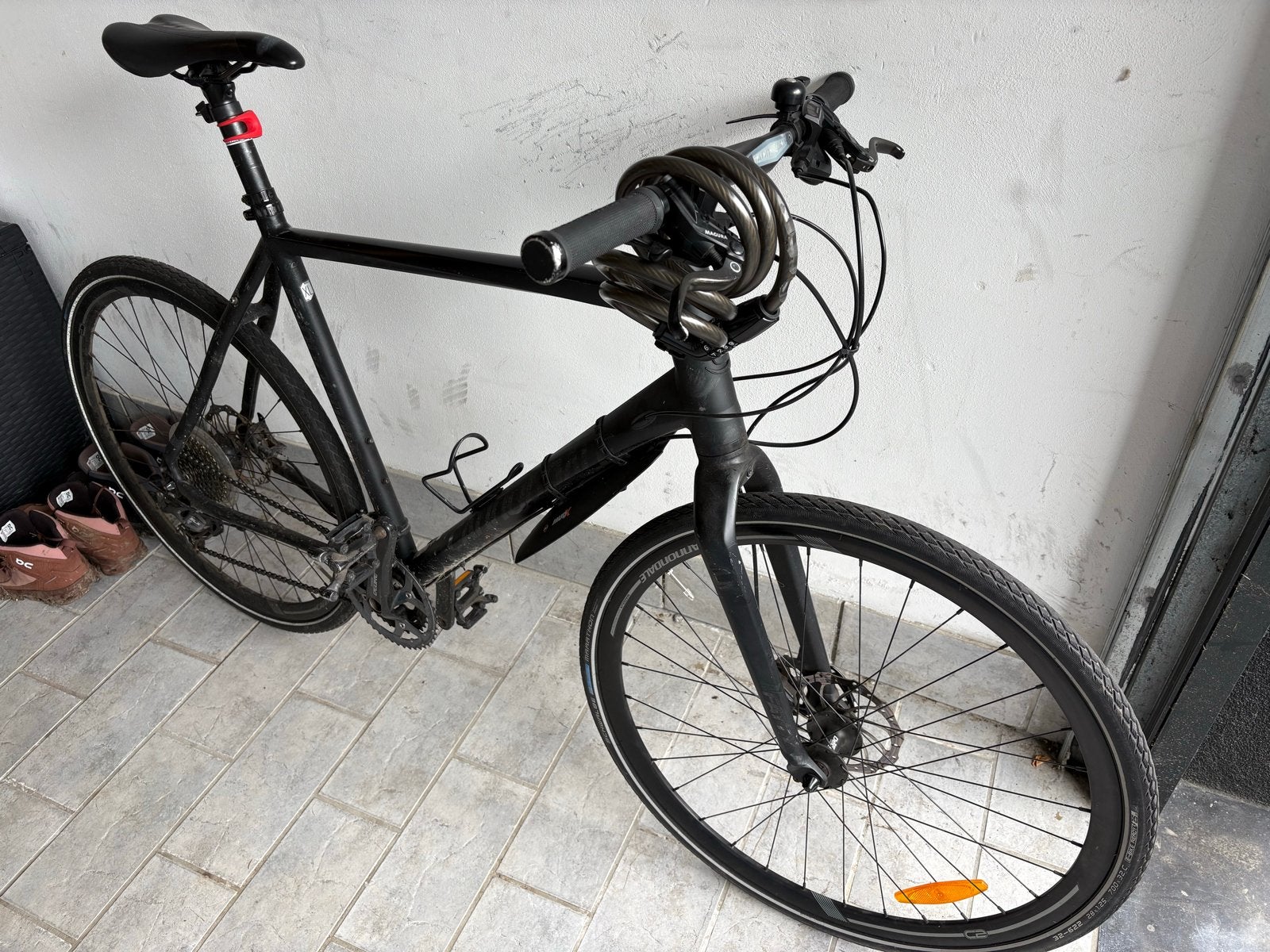 Cannondale hybride fiets XL met schijfremmen, Gebruikt, Versnellingen, Schijfrem, 53 tot 57 cm