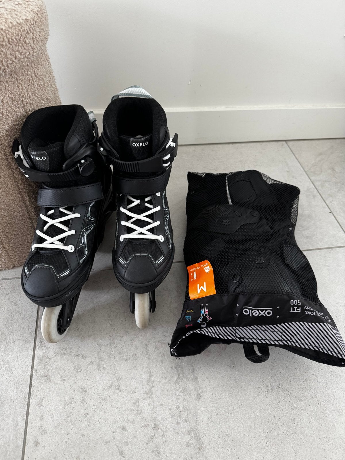 Skeelers Oxelo, Ophalen of Verzenden, Verstelbaar, Zo goed als nieuw, Inline skates 4 wielen