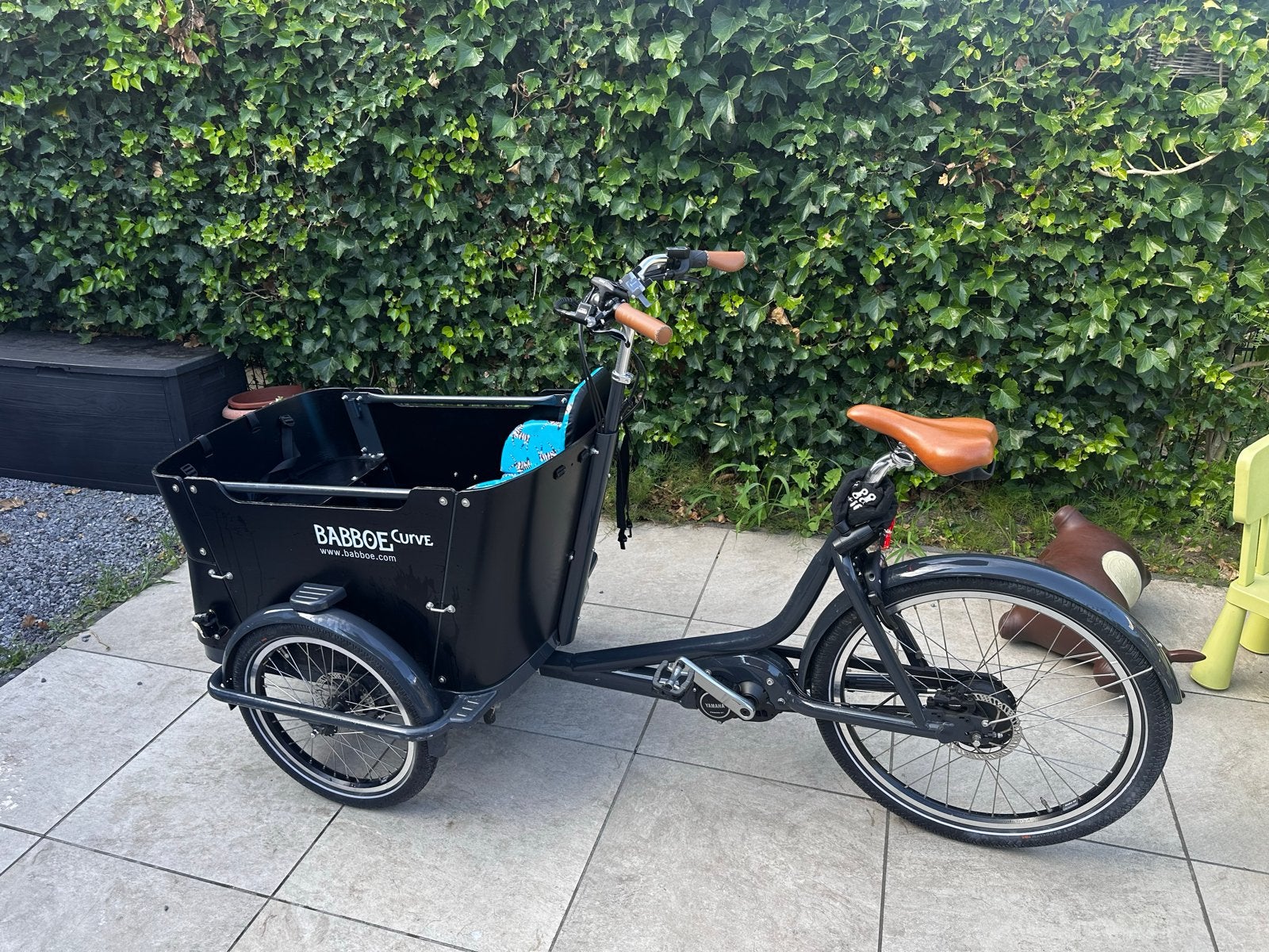 Babboe Curve Mountain elektrische bakfiets 2023, 4 kinderen of meer, Elektrisch, Zo goed als nieuw, Schijfrem