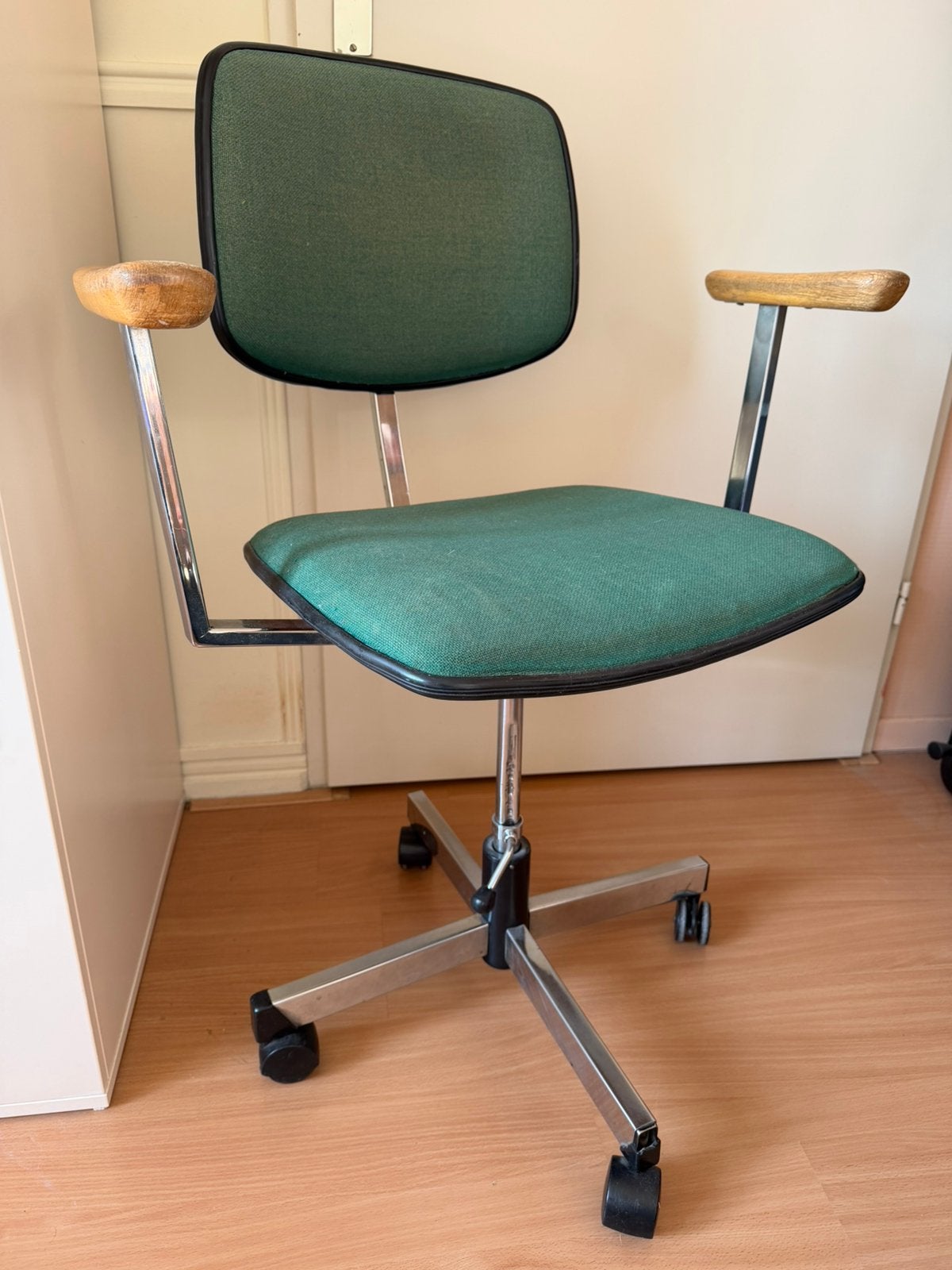 Vintage Håg Bureaustoel | Groen | Made in Norway, Ophalen, Gebruikt, Groen, Bureaustoel