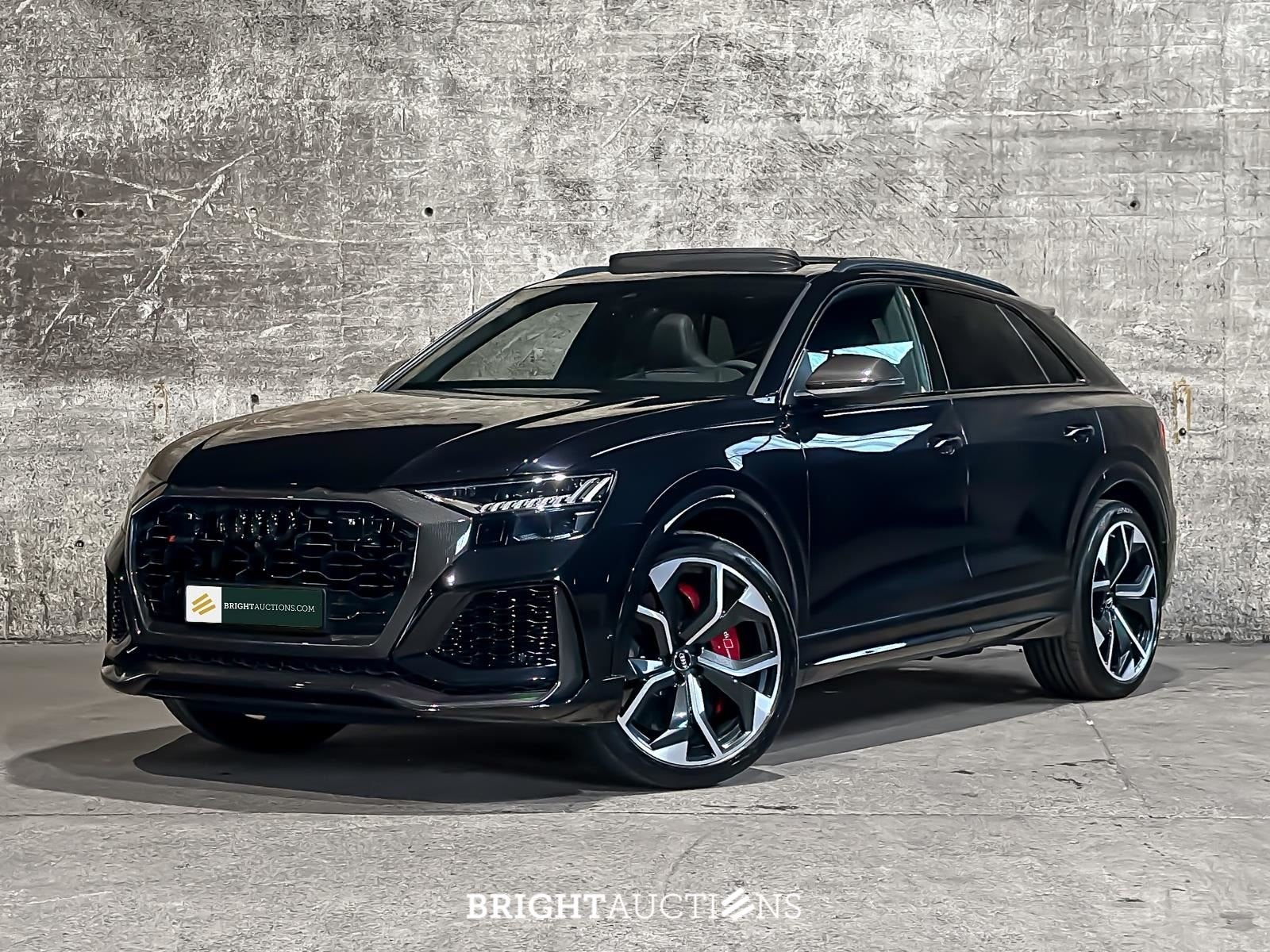 Audi RSQ8 Quattro 4.0 V8 TFSI (bj 2020, automaat), Auto's, Gebruikt, 8 cilinders, Overige brandstoffen, Zwart