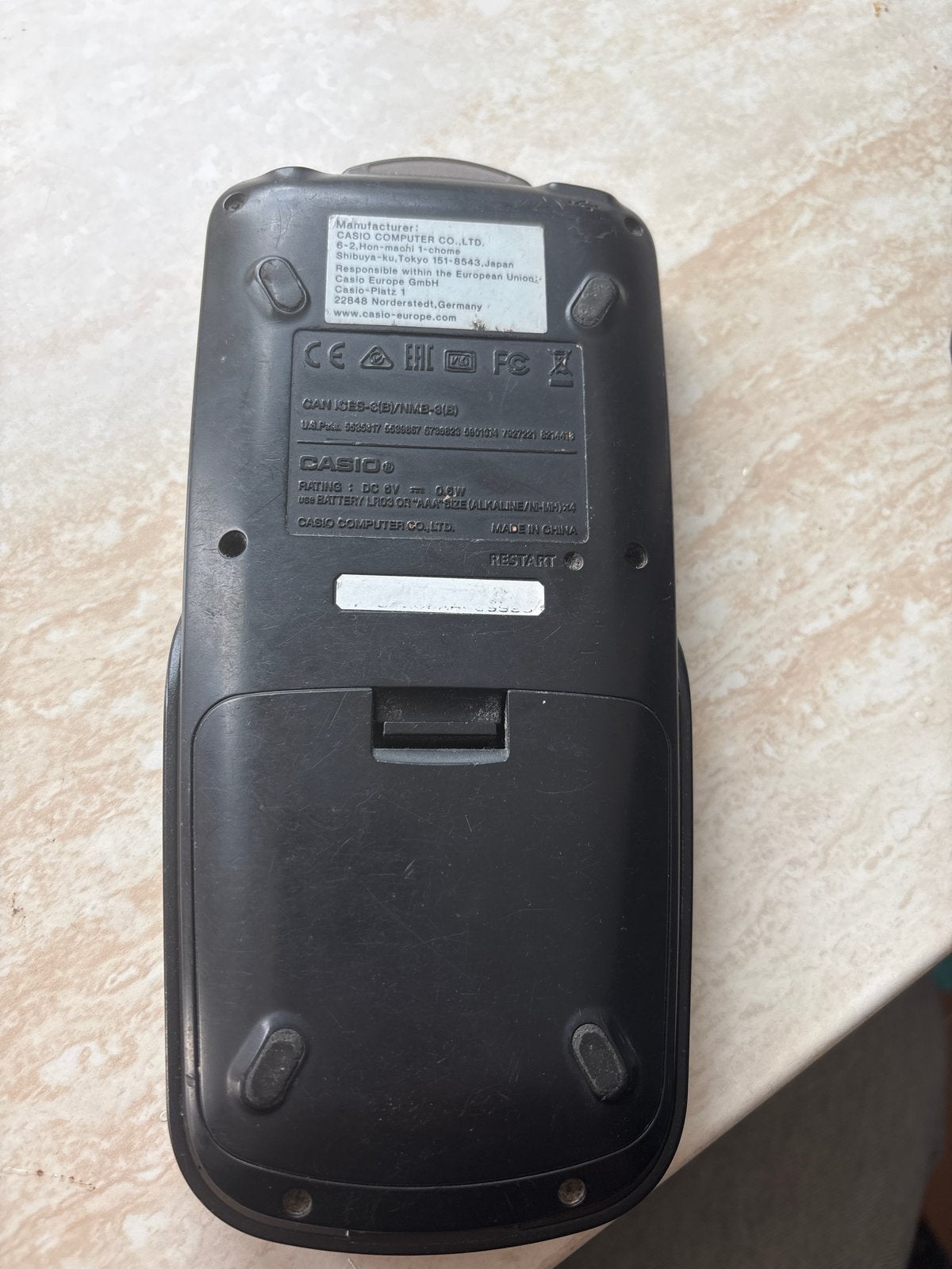Casio fx- CG20, Ophalen, Grafische rekenmachine, Gebruikt