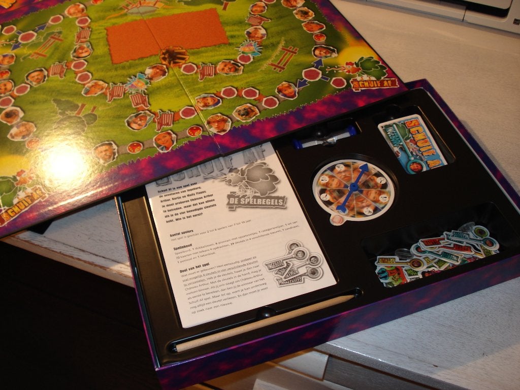 Gezelschaps spel SCHUIF AF, Ophalen of Verzenden, Zo goed als nieuw
