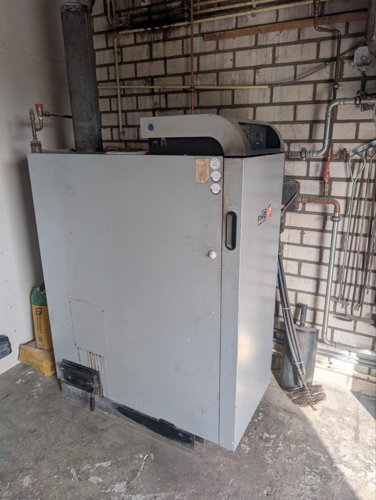 Houtvergasser, ventilator en boilervat., Ophalen, Minder dan 60 cm, 30 tot 80 cm