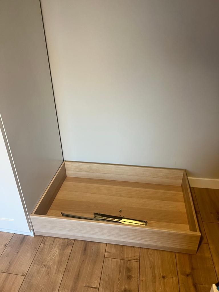 IKEA PAX Komplement lade, wit gelazuurd eikeneffect, Ophalen, Zo goed als nieuw