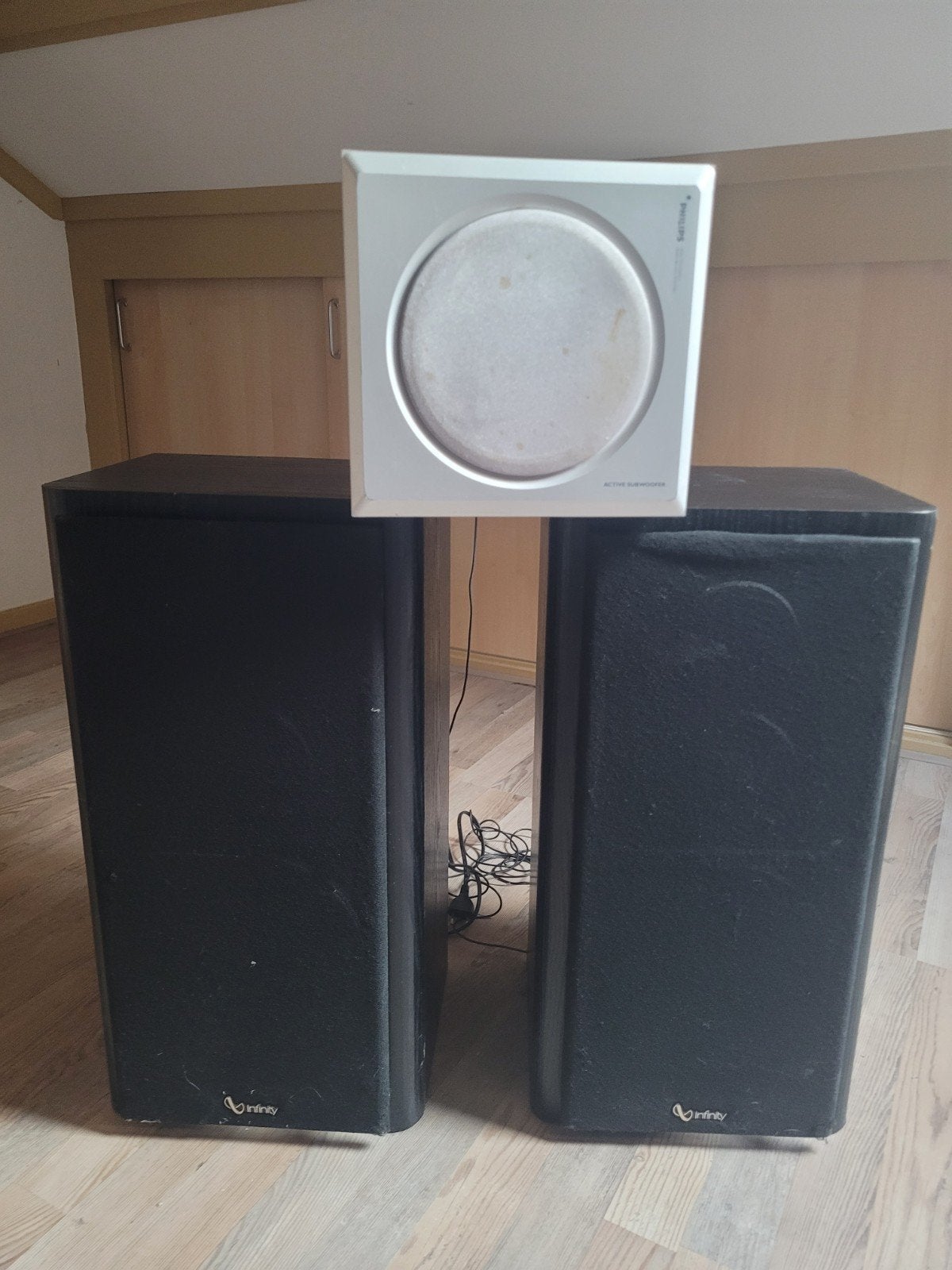Infinity RS Series Speakers met Philips Subwoofer, Audio, Tv en Foto, Luidsprekers, Gebruikt, Speakerset, Infinity, Geschikt voor surround/home cinema