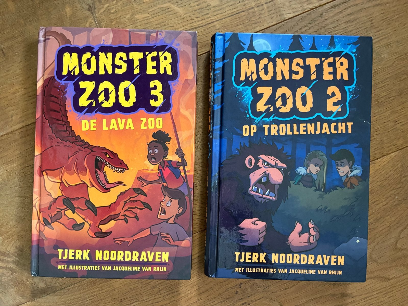 Monster Zoo 2 & 3 - Tjerk Noordraven (Zeer goede staat), Boeken, Ophalen of Verzenden, Zo goed als nieuw, Fictie