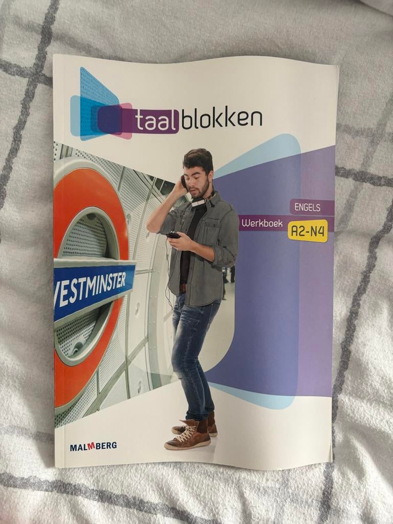 Taalblokken Engels A2-N4 Werkboek Malmberg, Ophalen of Verzenden, Zo goed als nieuw, Non-fictie