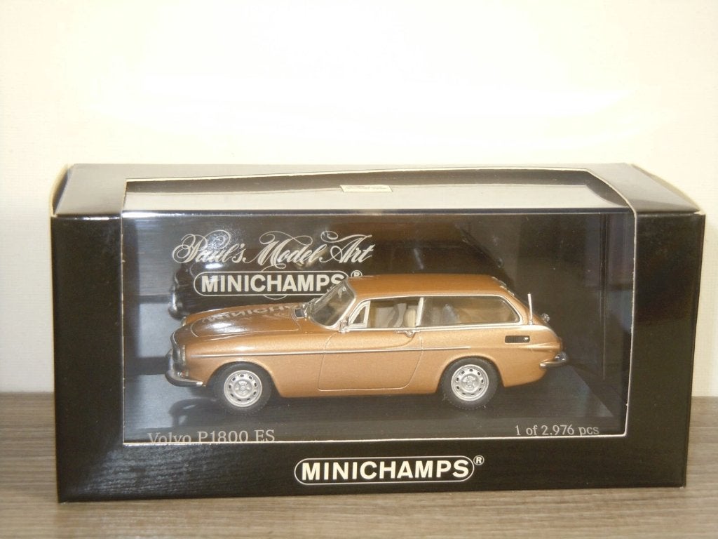 Volvo P1800 ES 1971 - Minichamps 1:43 in Box, Minichamps, Duitsland, Auto, Verzenden
