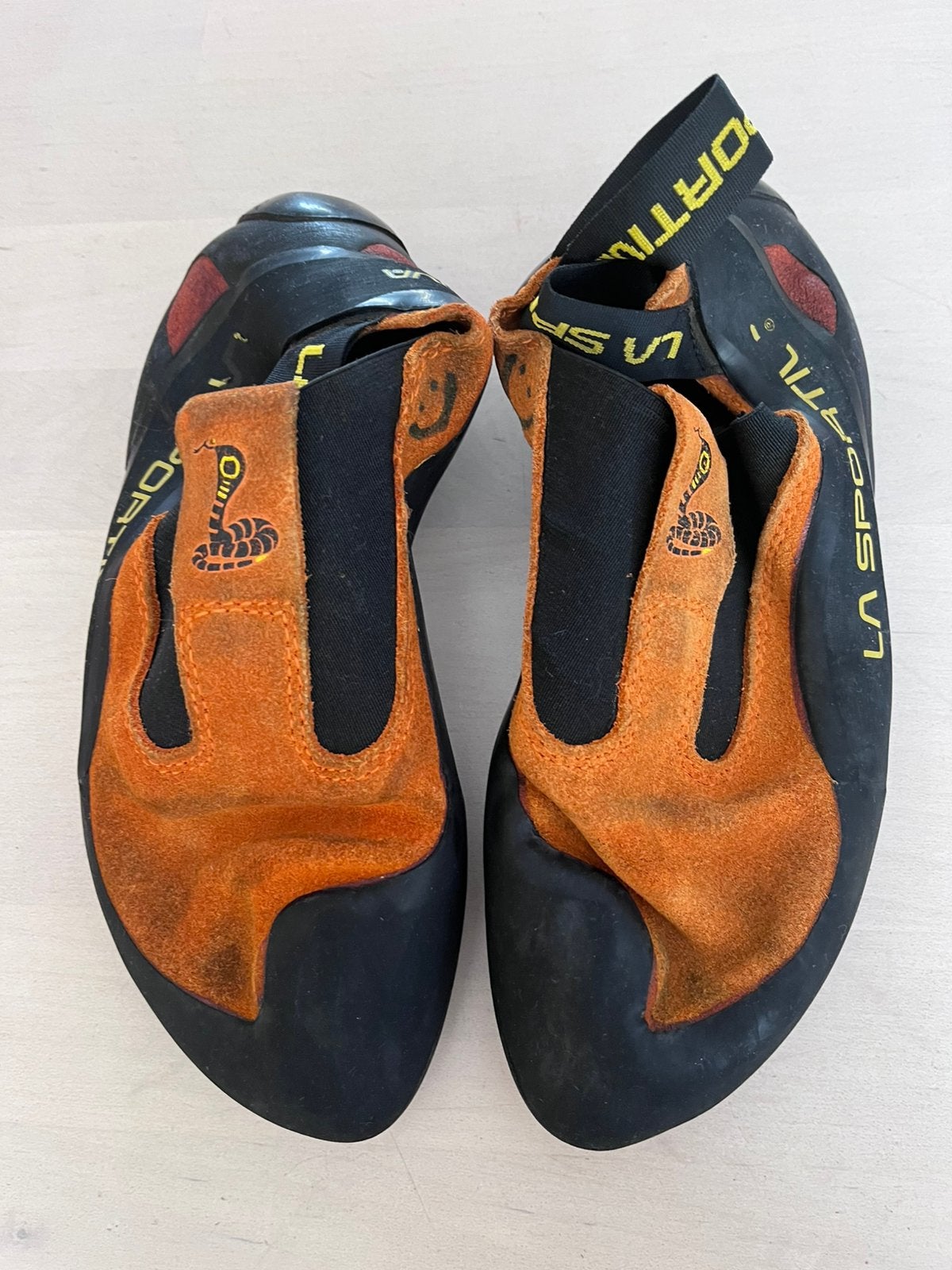 Klimschoenen La Sportiva maat 38, Sport en Fitness, Klimsport, Ophalen of Verzenden, Gebruikt, Klimsportschoenen