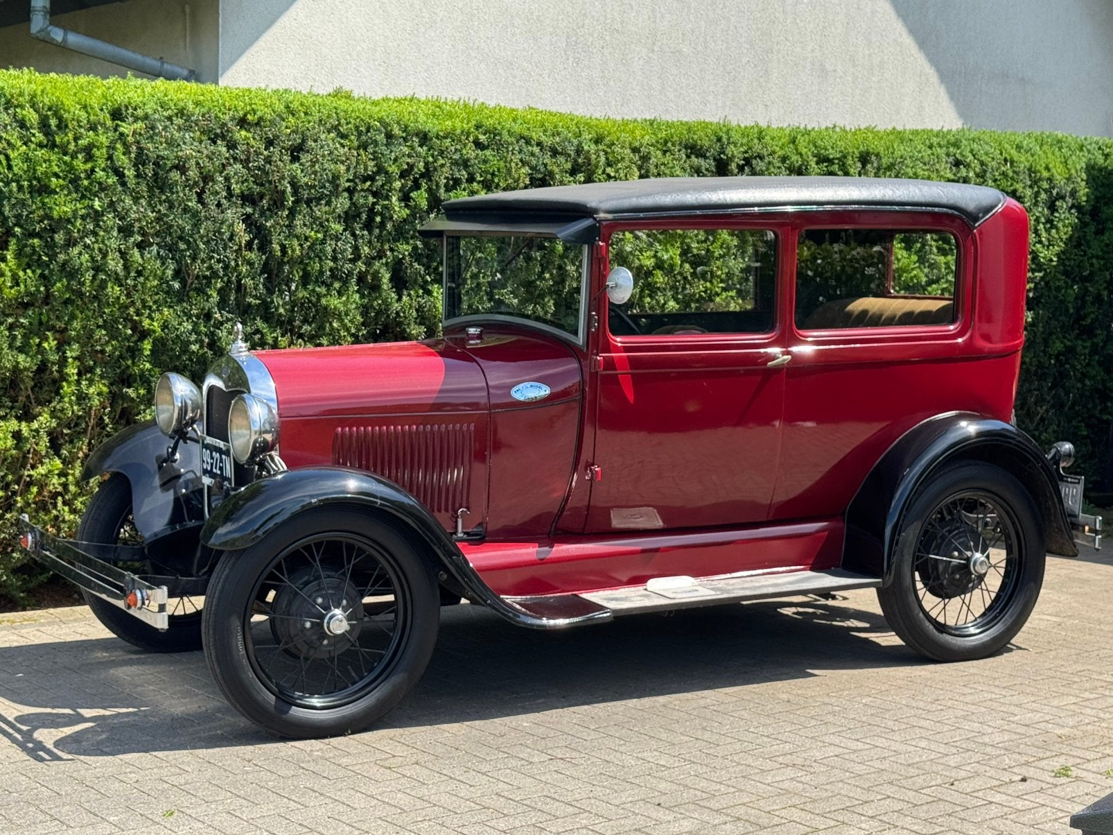 Ford Model A Tudor van 1929 in probleemloze rijklare staat, Auto's, Ford, Particulier, Benzine, Handgeschakeld, Geïmporteerd, Rood