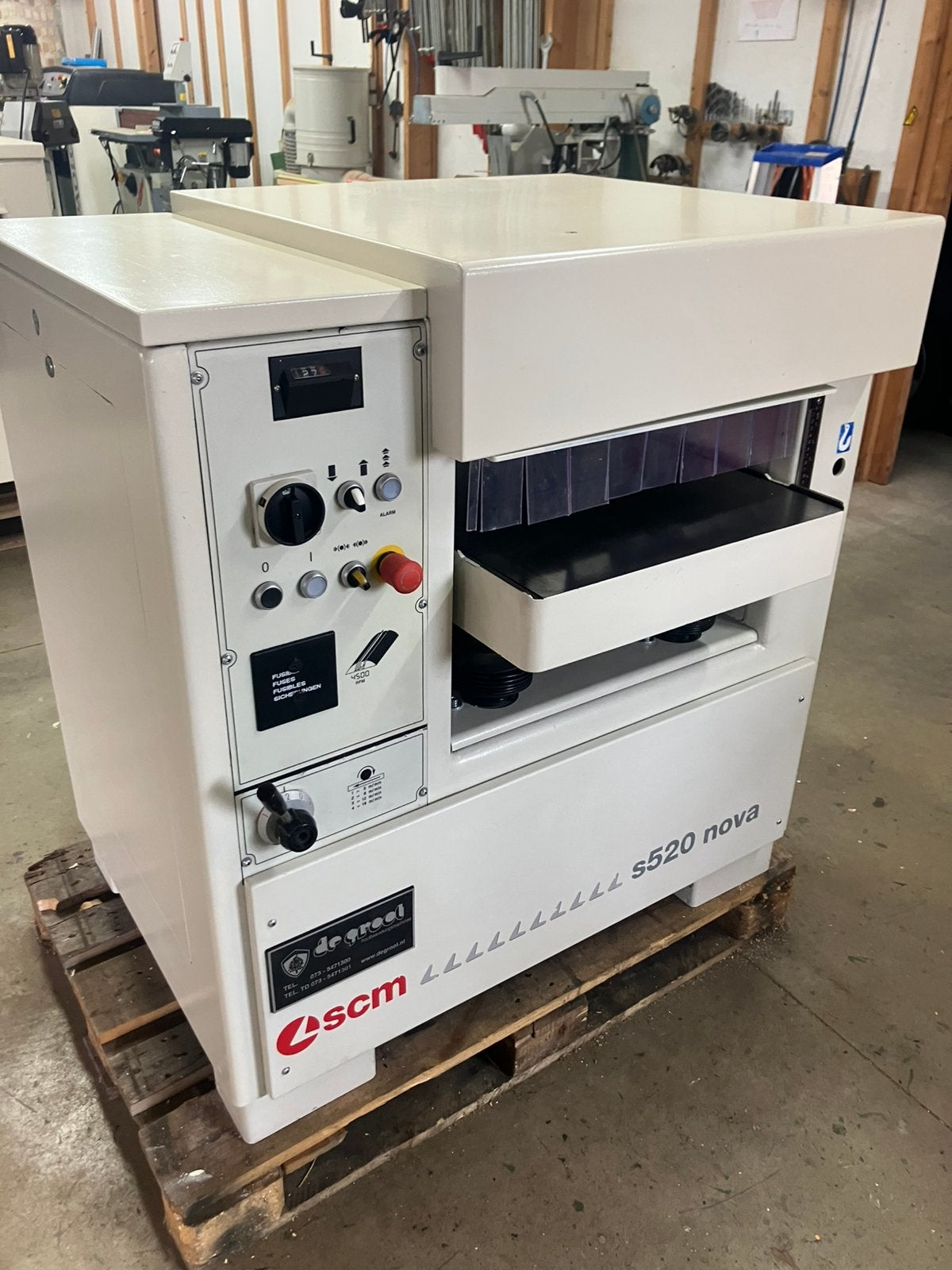 Vandiktebank SCM CE geremd, Doe-het-zelf en Verbouw, Schaafmachines, Zo goed als nieuw, Elektrisch, Ophalen