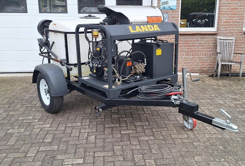 Hogedrukreiniger met heet water, Benzine, USA, Info@landa.us, Landa