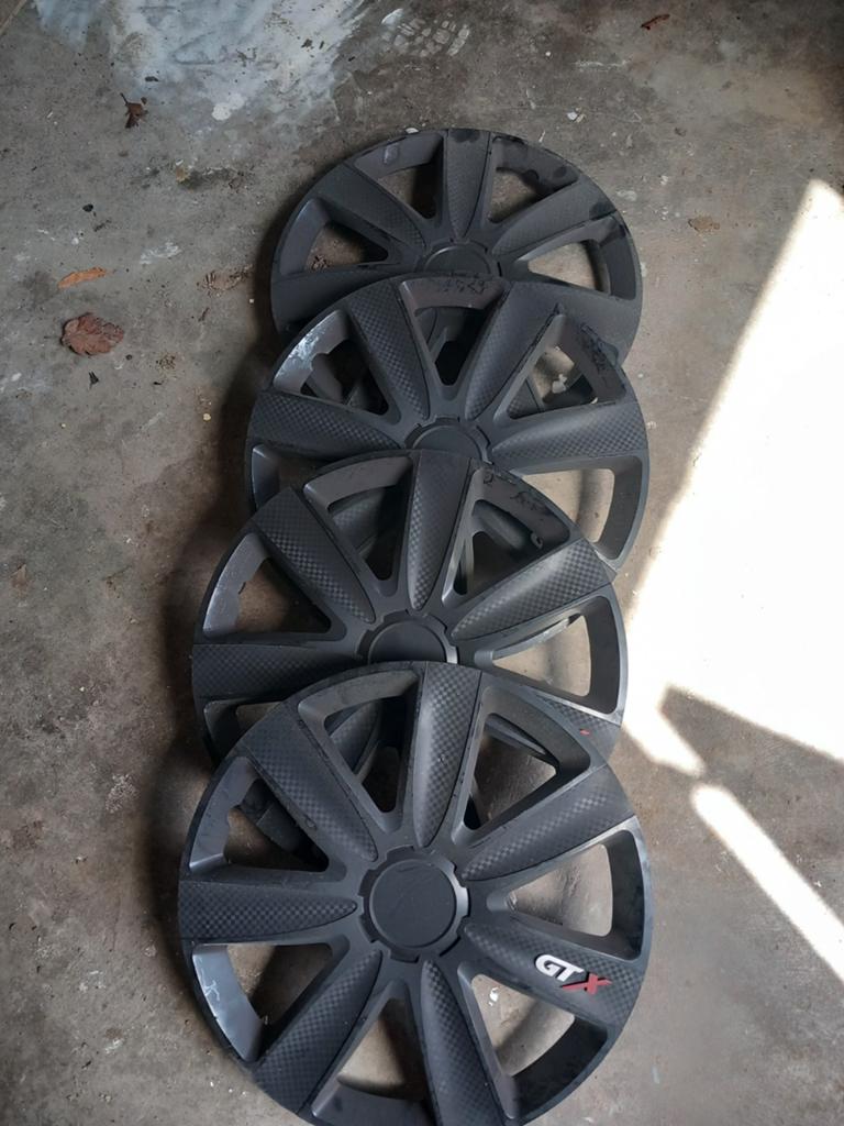 Set van 4 GTX 16 inch wieldoppen, Auto diversen, Ophalen of Verzenden, Gebruikt