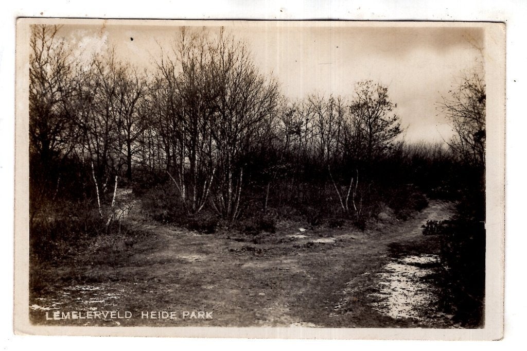 Lemele Lemelerveld fotokaart v.d. List 1934, Verzamelen, Ansichtkaarten | Nederland, Verzenden, 1920 tot 1940, Gelopen, Overijssel